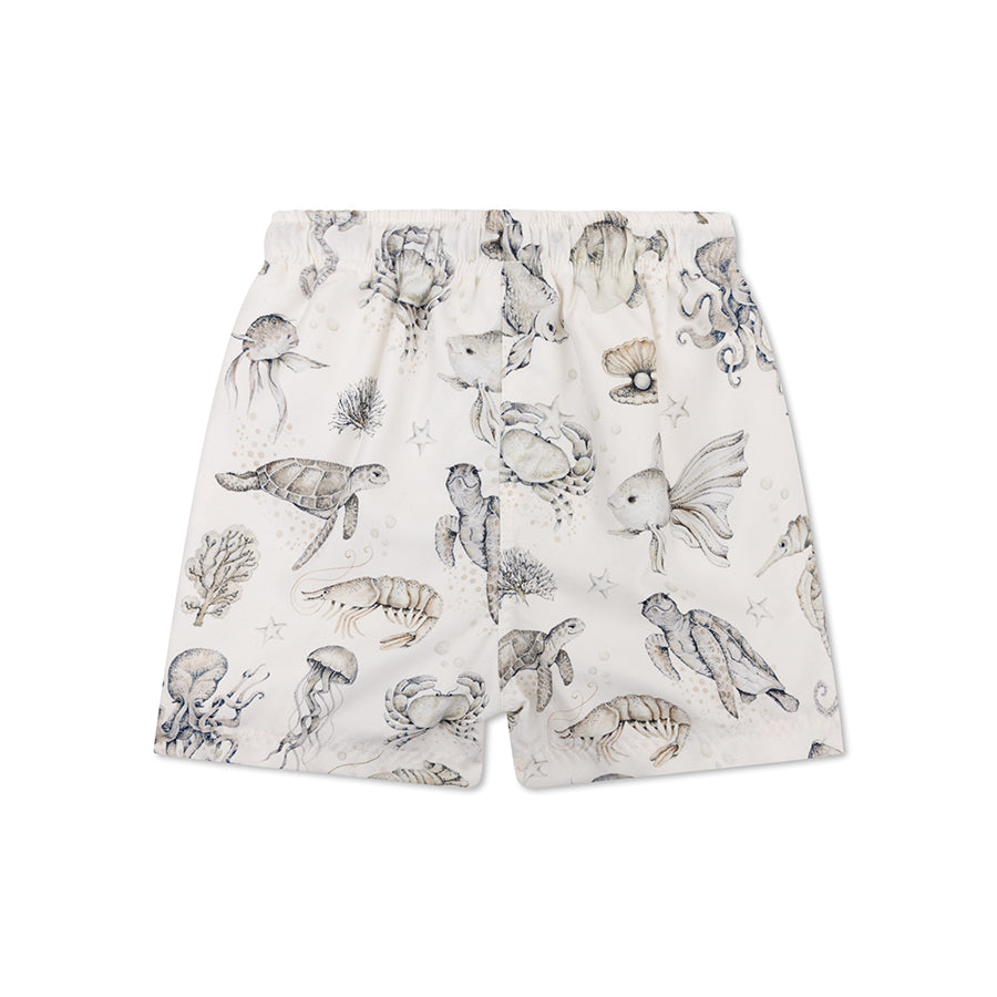 Shorts de baño - Verde/Blanco - Sea Life