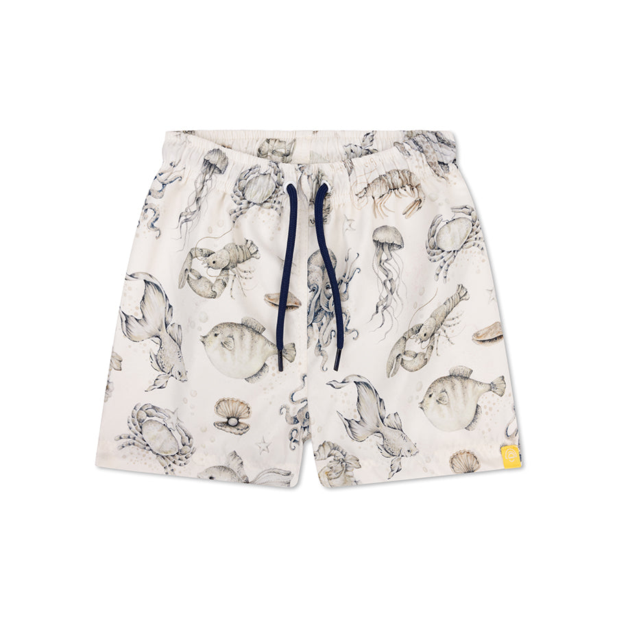 Shorts de bain - Vert/Blanc - Sea Life