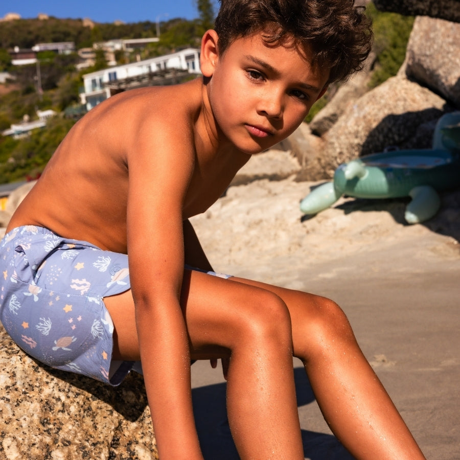 Badeshorts - Mehrfarbig - Coral Bliss