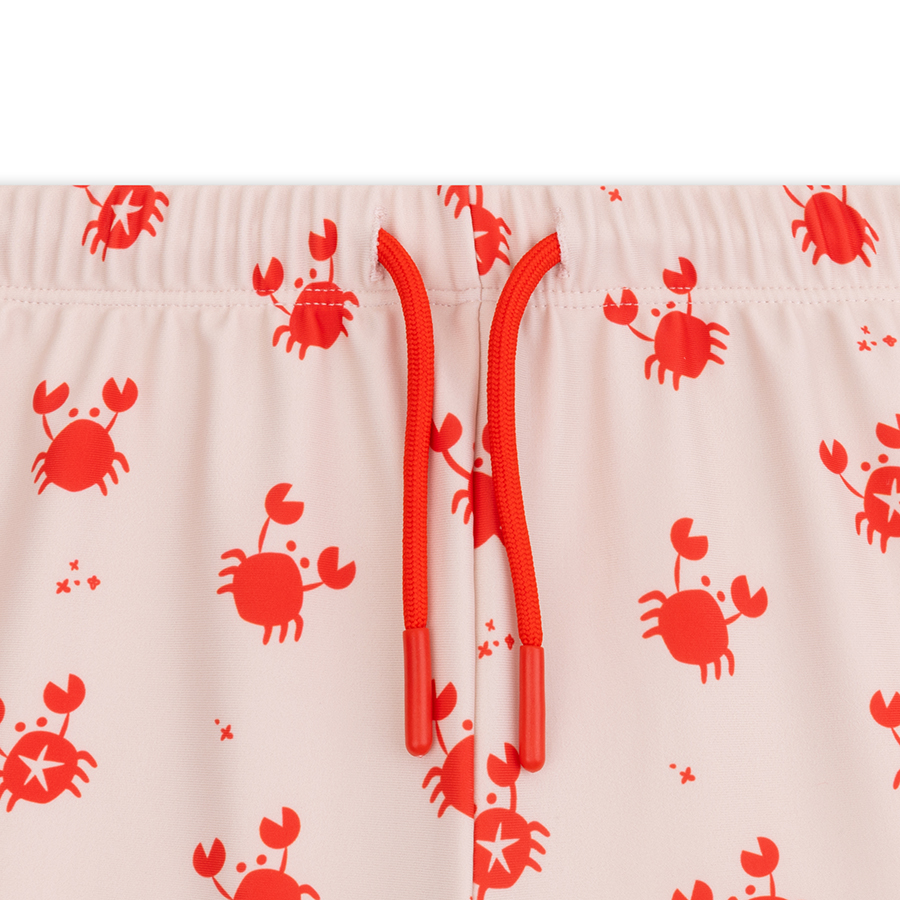 Badehose - Beige/Rot - Crabby