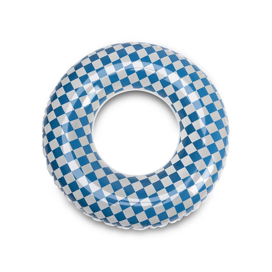 Swim Ring - Blue - Checkmate - Ø 90 cm