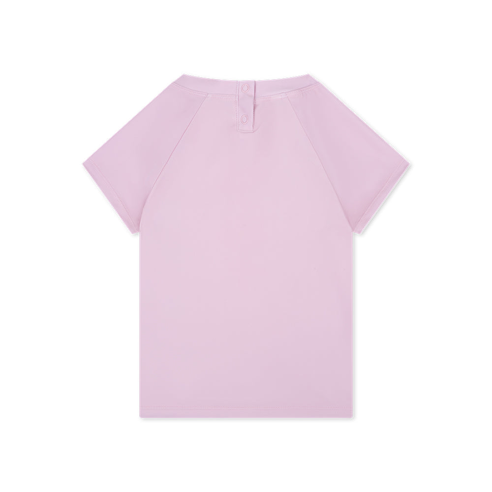 T-shirt de bain à manches courtes - Rose - Coastal Charm