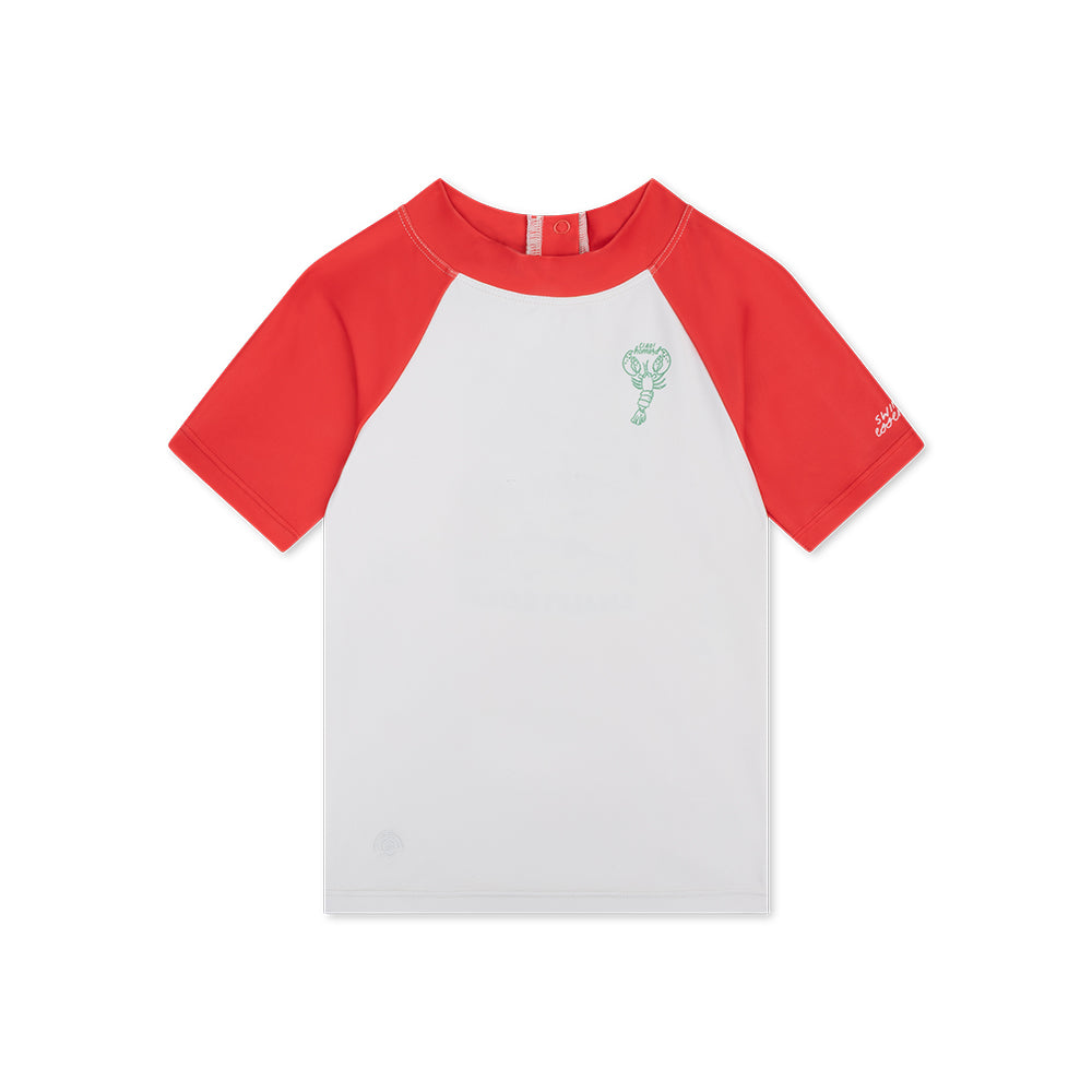 T-shirt de bain à manches courtes - Rouge - Catch Of The Day