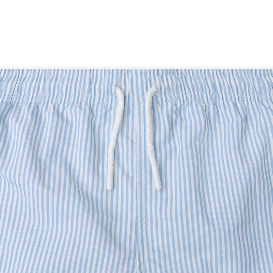 Badeshorts - Blau/Weiß - Blau Stripes