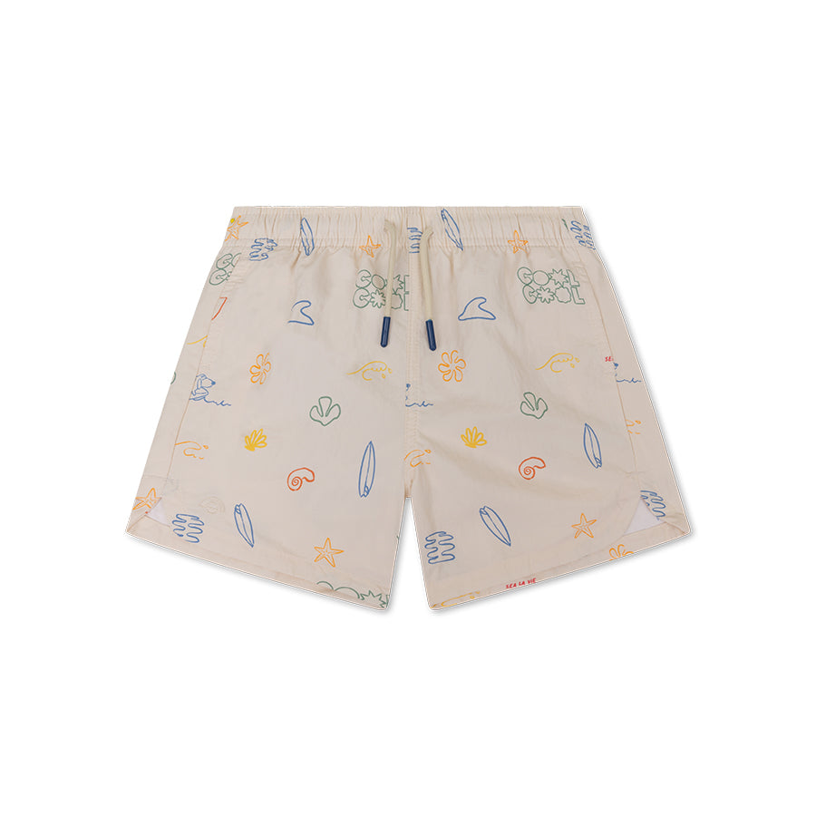 Badehose - Mehrfarbig - Surfer