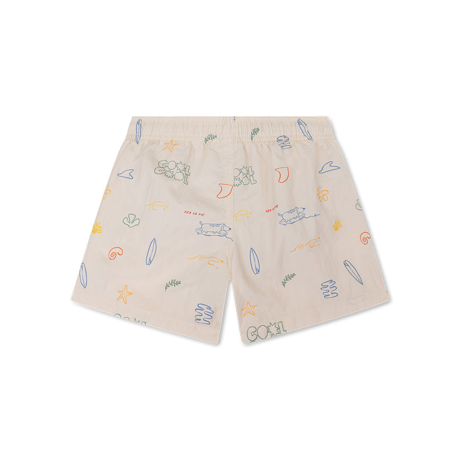 Badehose - Mehrfarbig - Surfer