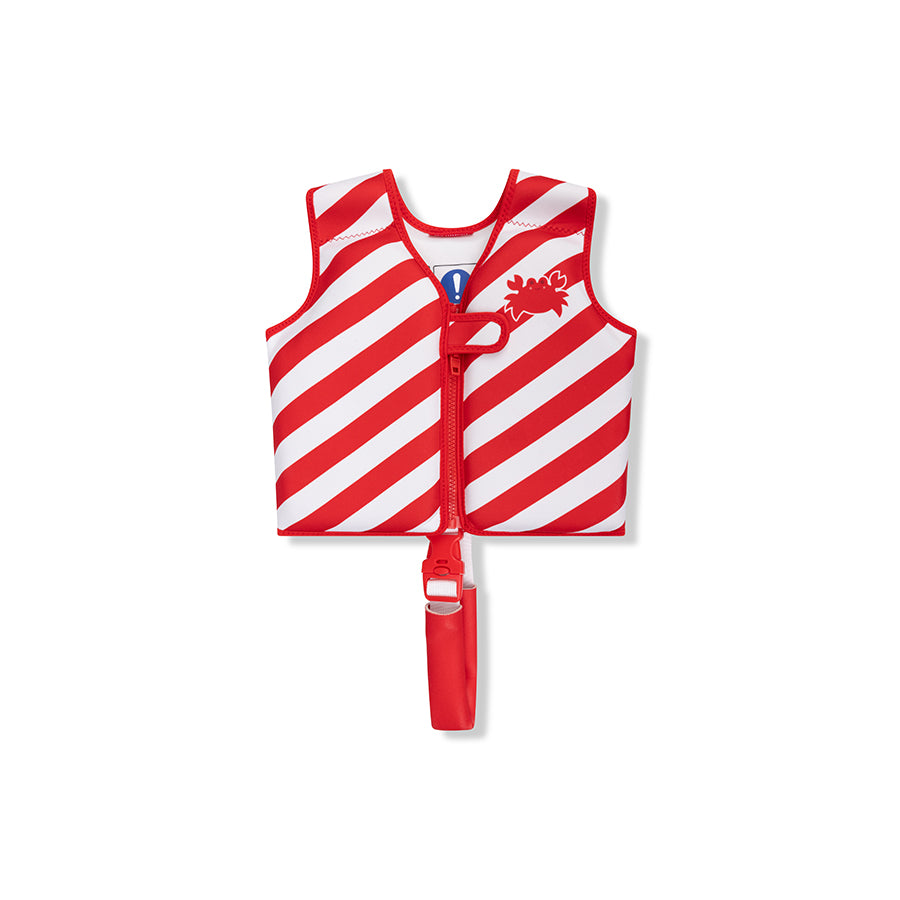 Chaleco flotador - Rojo/Blanco - Crabby