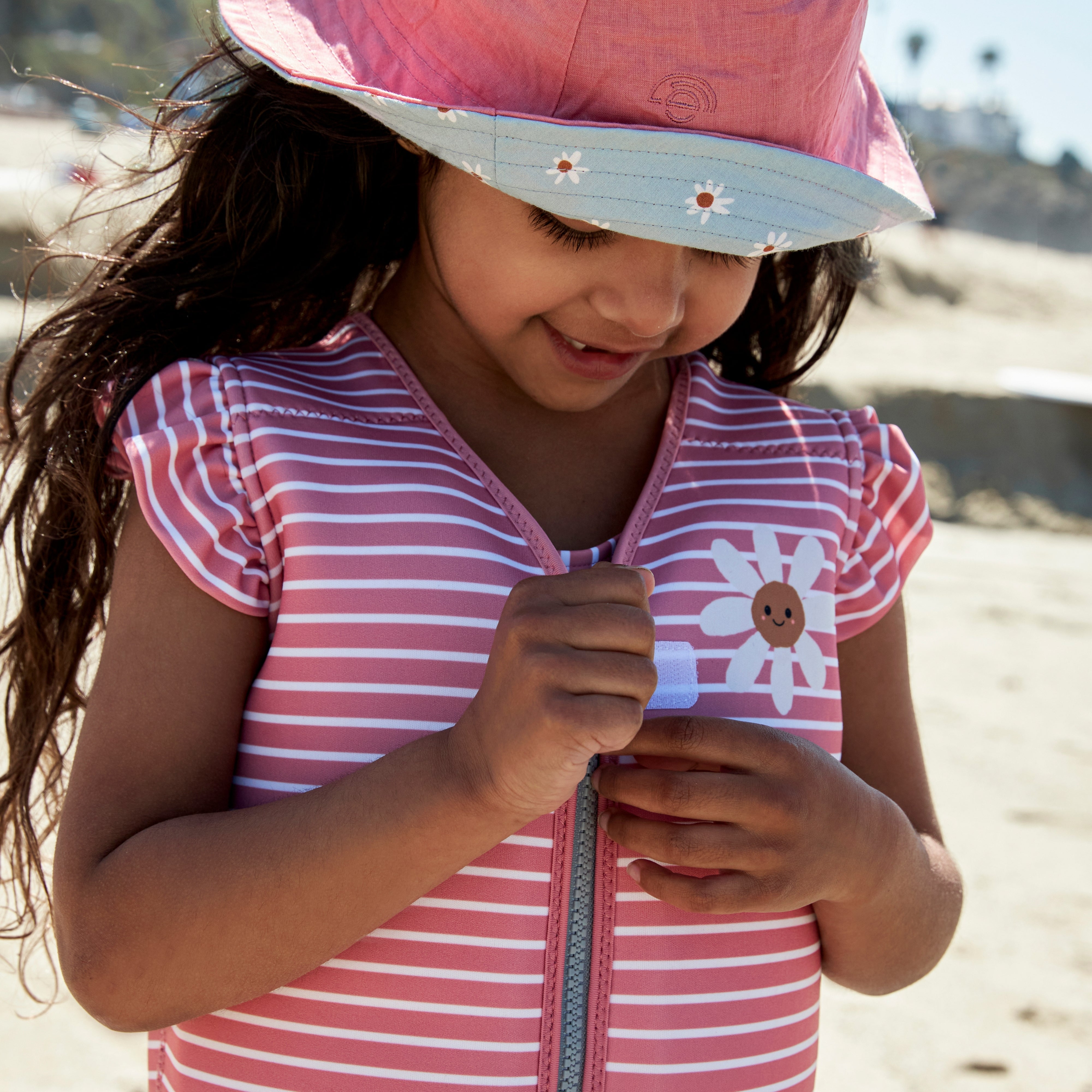 Chaleco flotador - Rojo/Blanco - Daisy Flower