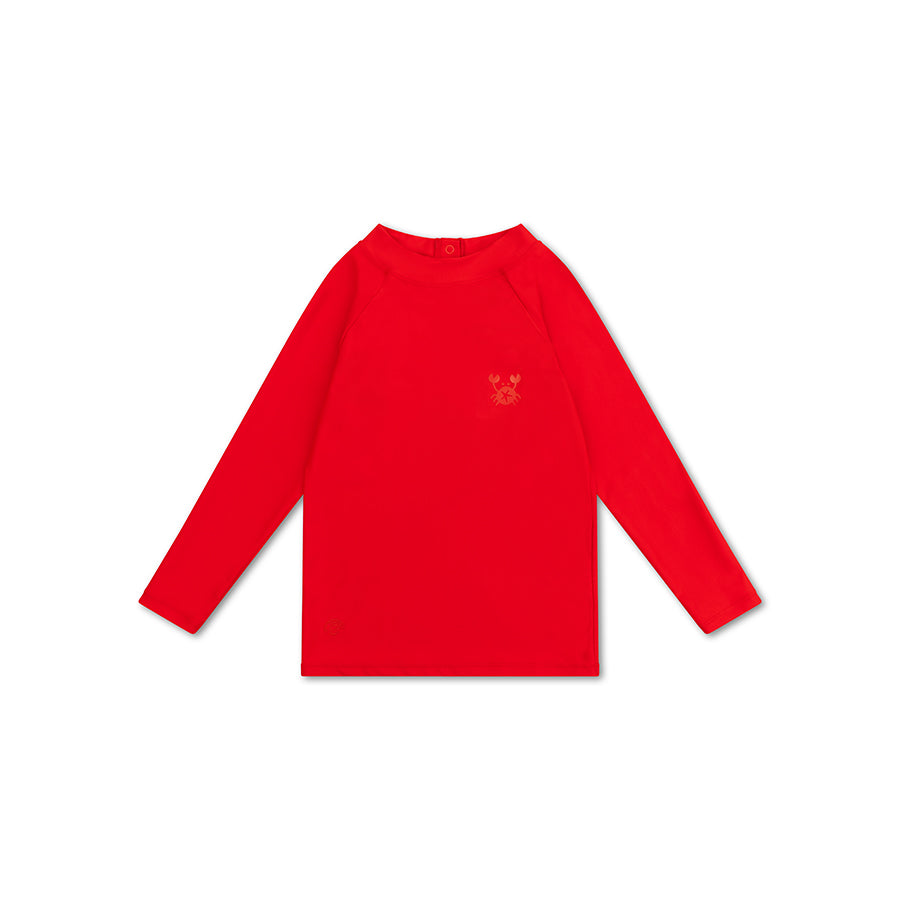 Bundle bademode kinder - Rot/Beige - Crabby