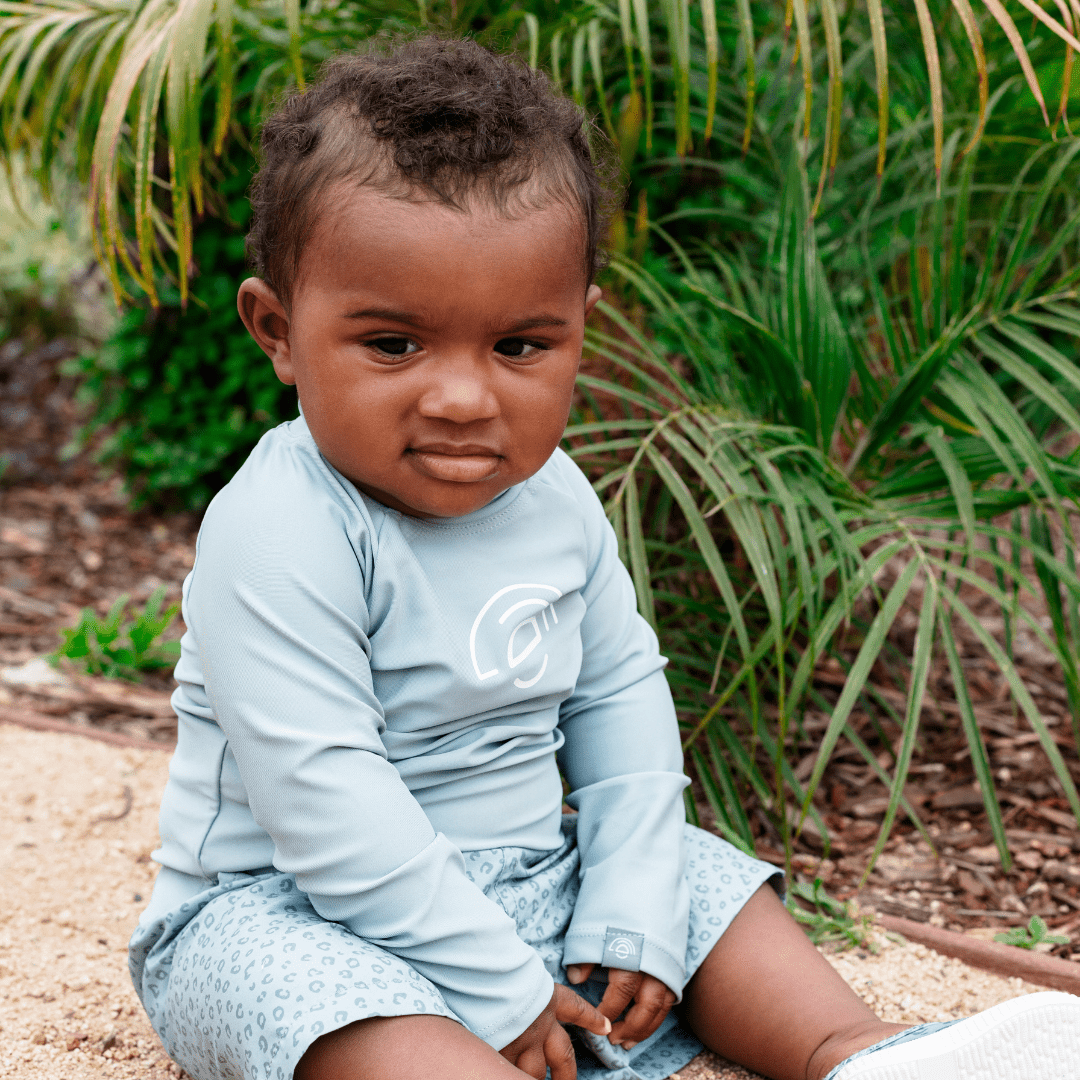 Swimming T-Shirt - Long Sleeve - Green - Pure Tones