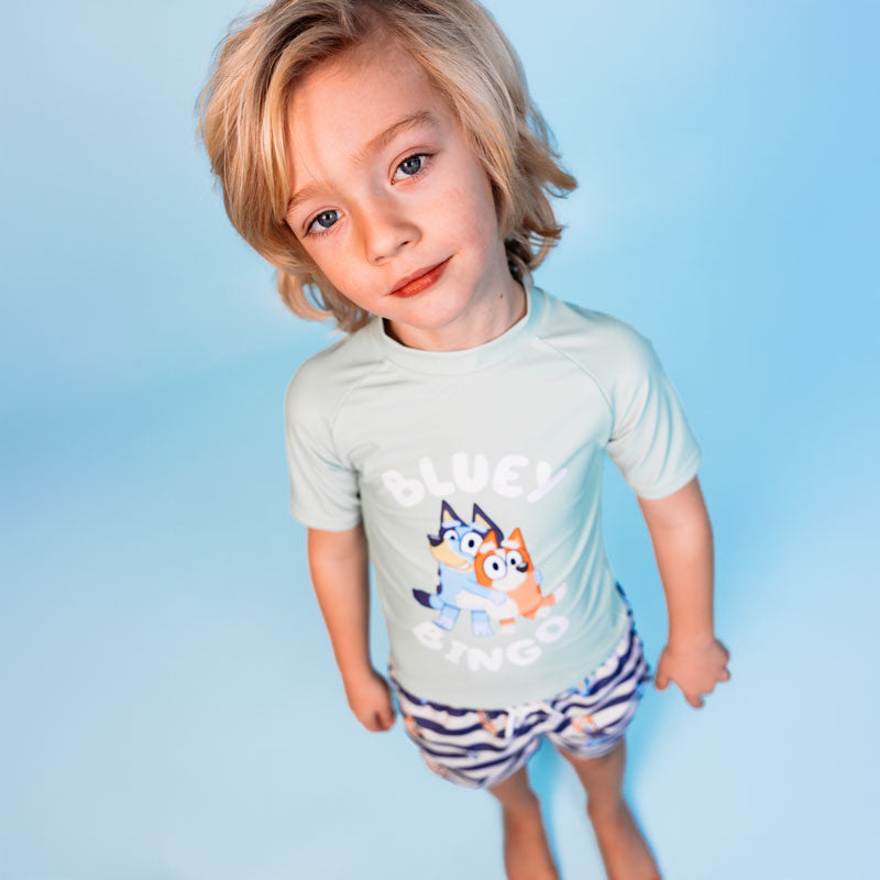 Schwimm T-Shirt - Langarm - HellBlau - Pure Tones