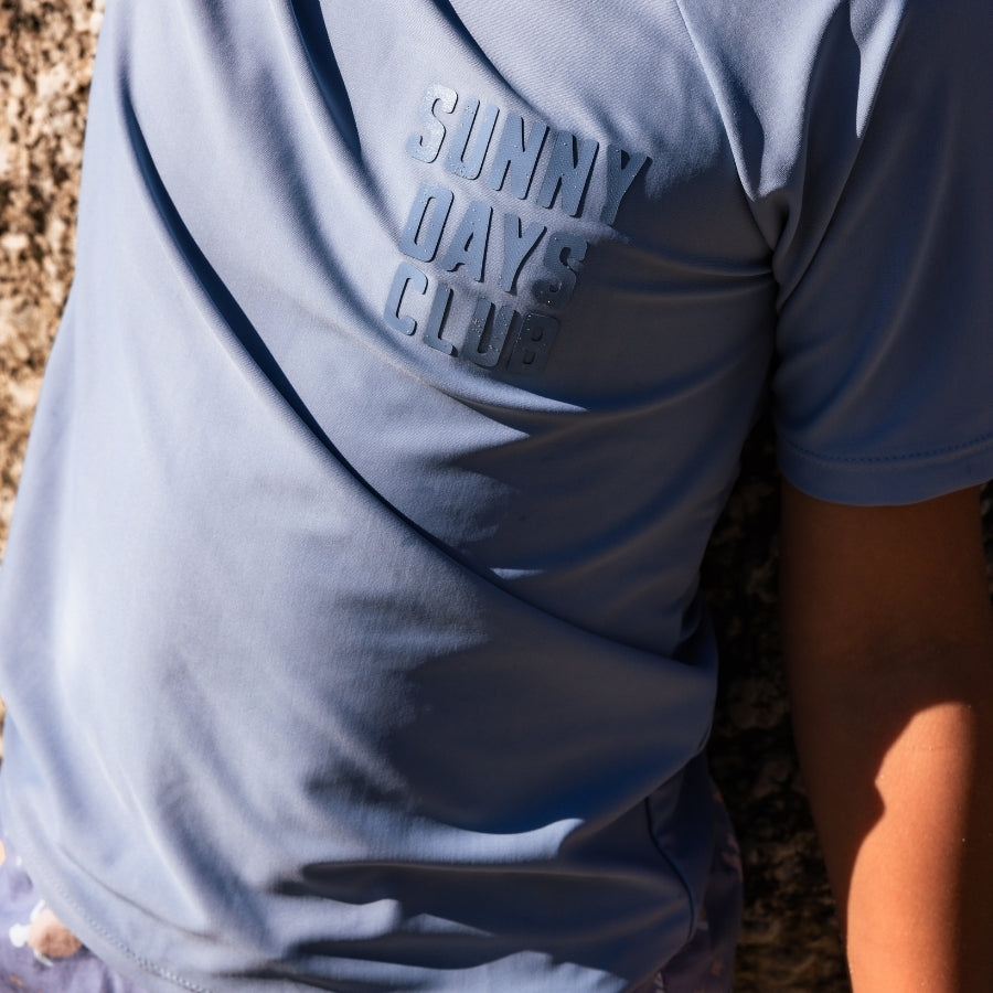 Swimming T-Shirt - Short Sleeve - Blue - Pure Tones