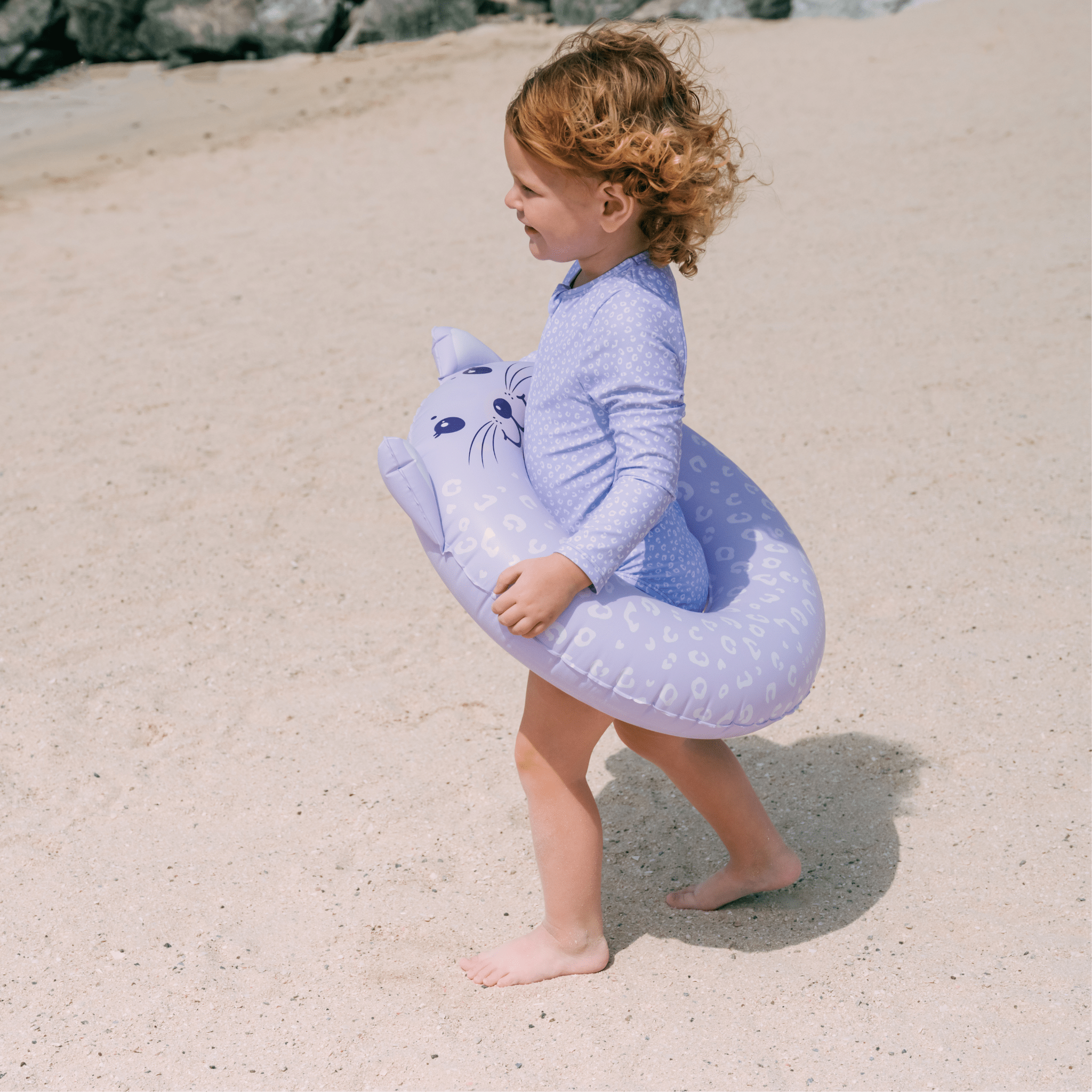 Flotador Animales - Lila - Leopard - Ø 55 cm