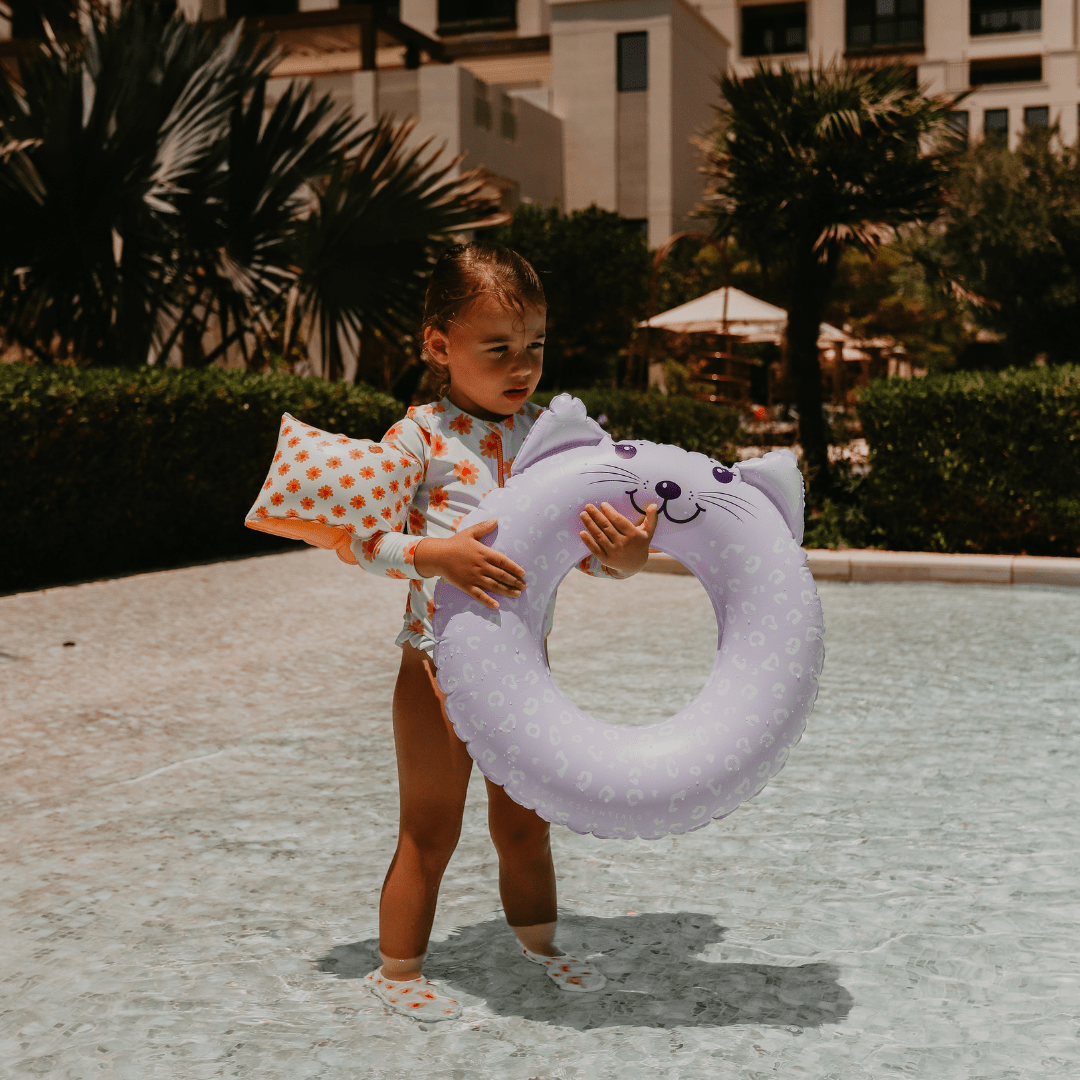 Flotador Animales - Lila - Leopard - Ø 55 cm