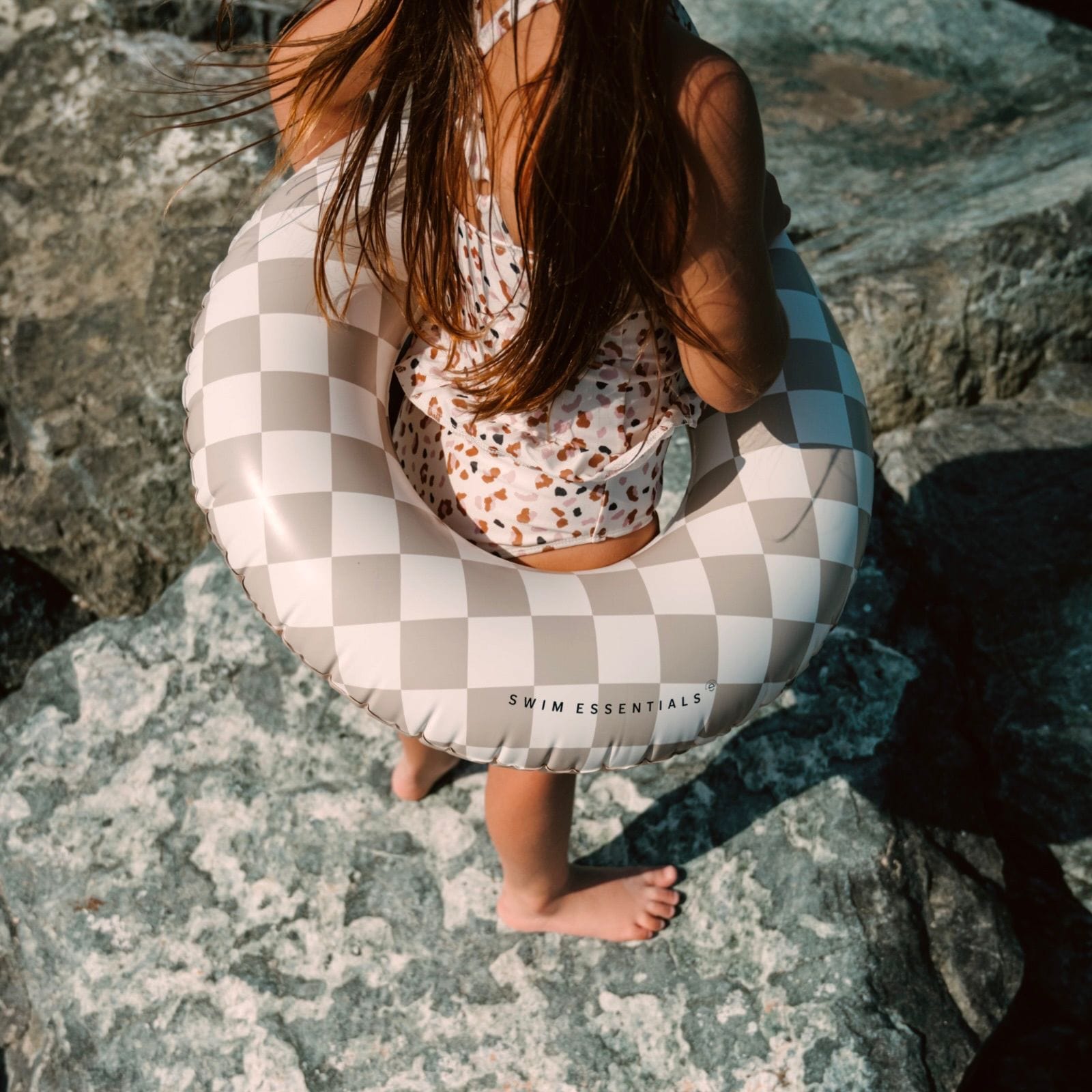 Swim Ring - Beige - Checkmate