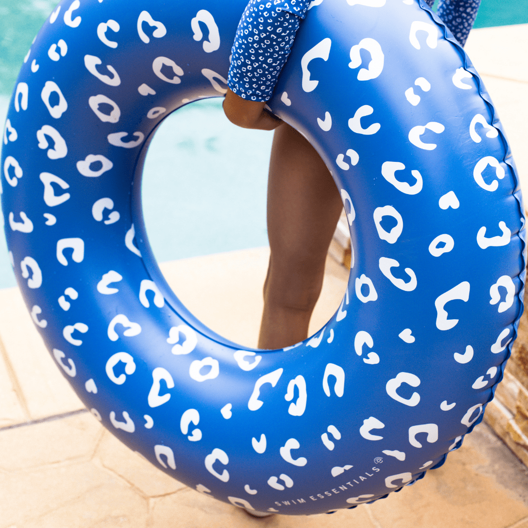 Bouée de Natation - Bleu - Leopard - Ø 90 cm