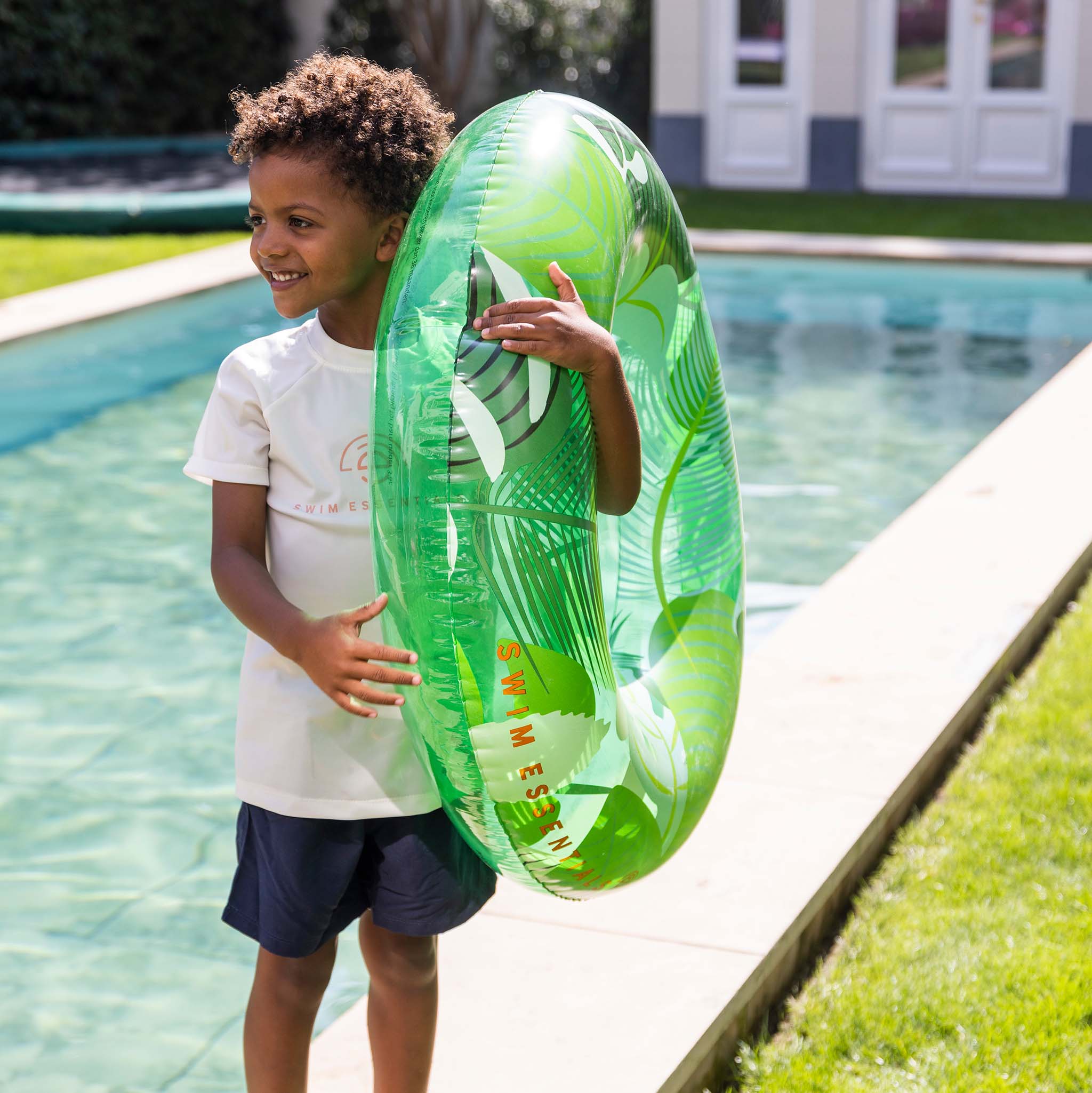 Swim Ring - Green - Tropic dream - Ø 90 cm