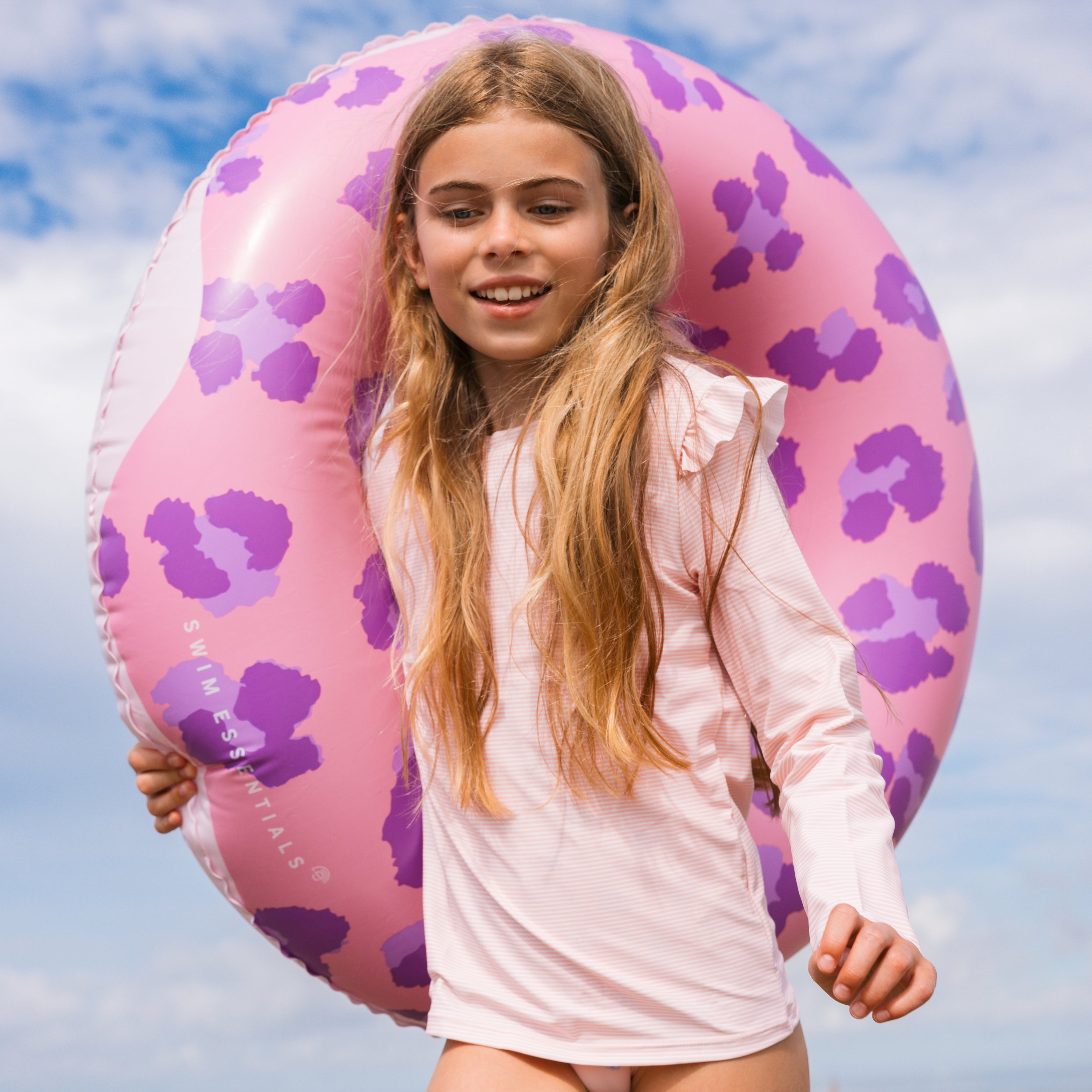 Bouée - Violet/Rose - Donut - Ø 90 cm