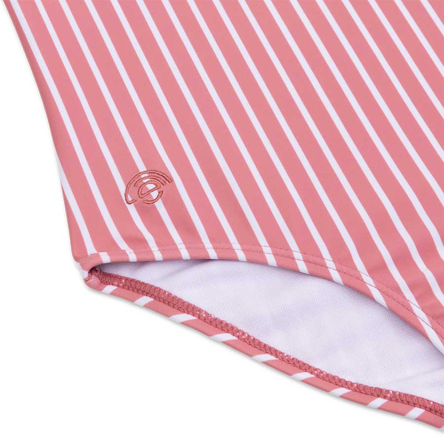 Bañador Niñas - Rojo/Blanco a Rayas - Daisy Flower