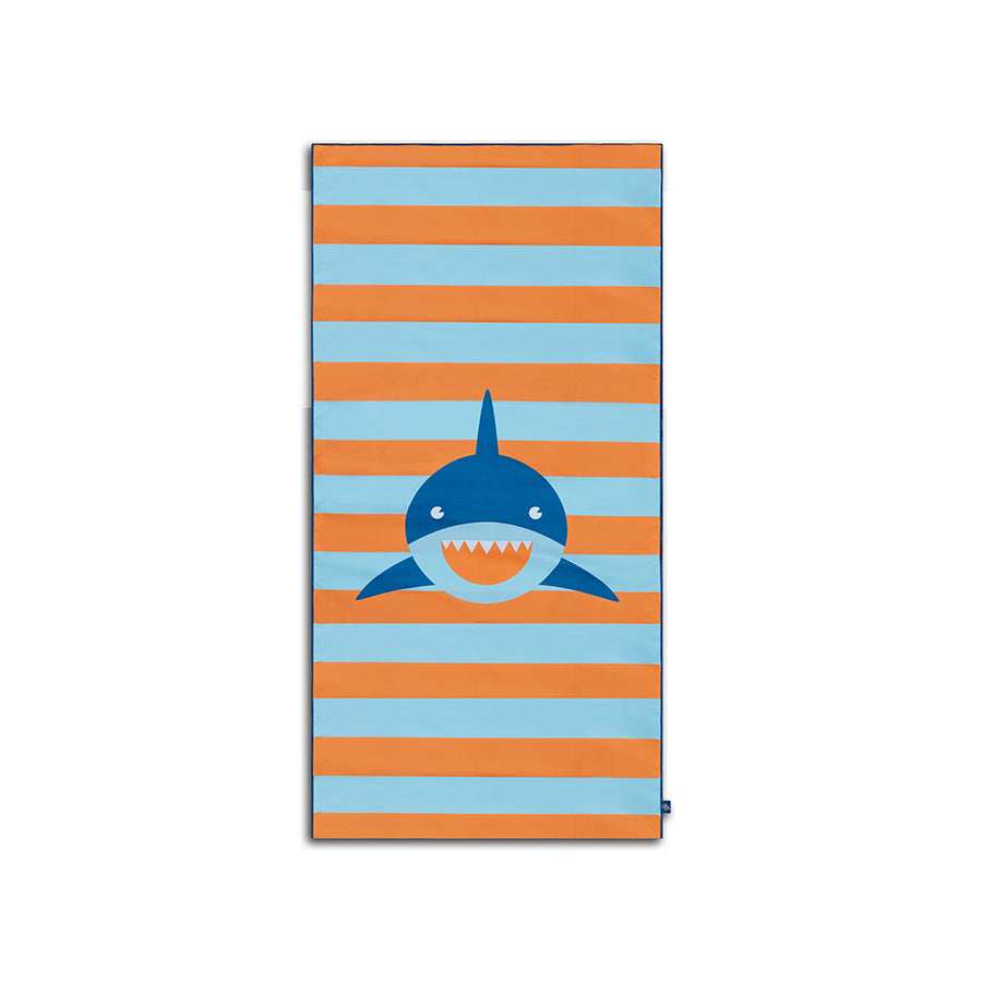 Serviette de Plage Microfibre - Multicolore - Tropic Shark - 135 x 65 cm