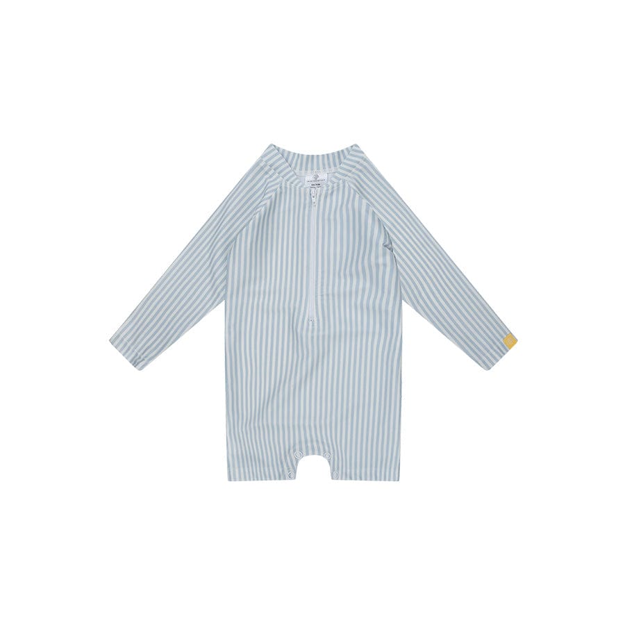 Maillot de bain UV Garçons - Bleu/Blanc - Rayures Bleues