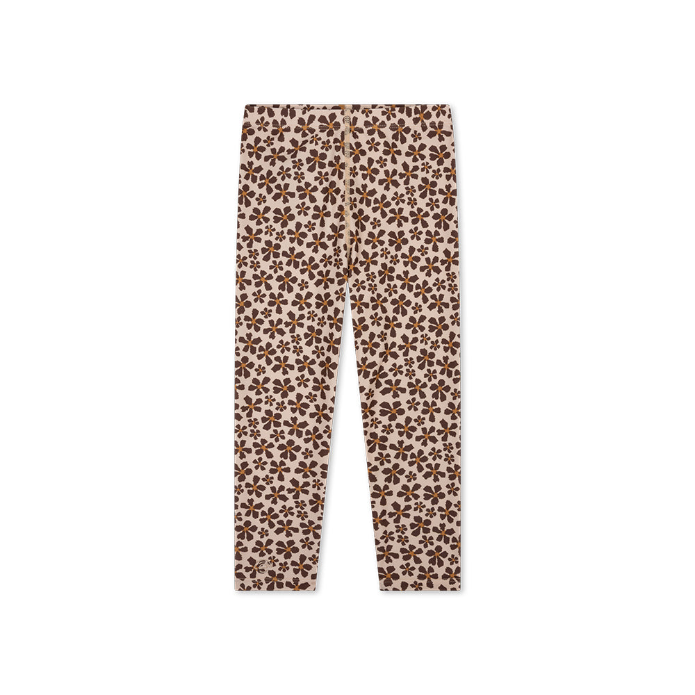 UV Legging - Girls - Orange - Wild Flowers