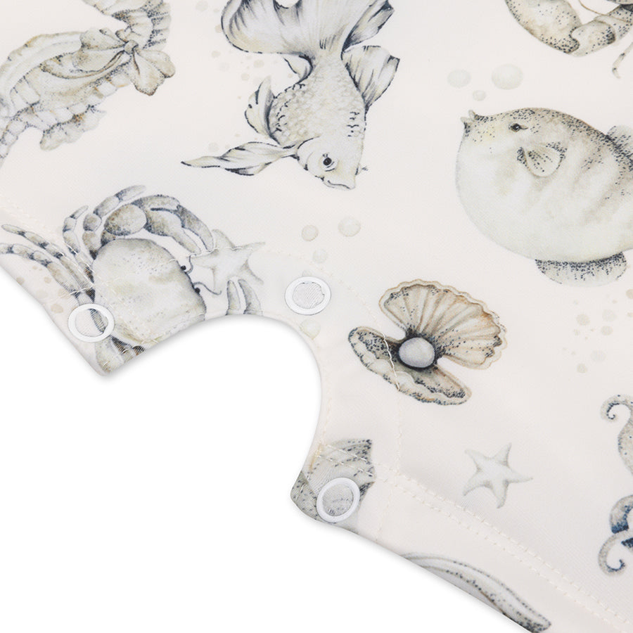 UV Swimsuit Boys - Green/White - Sea Life