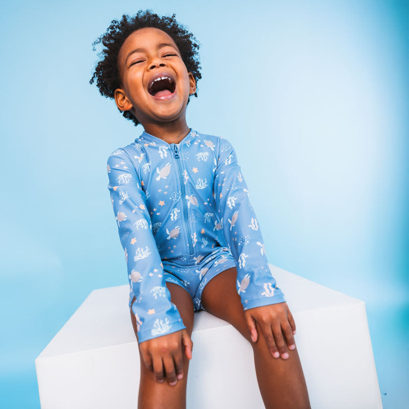 UV Swimsuit Boys - Multicolor - Coral Bliss