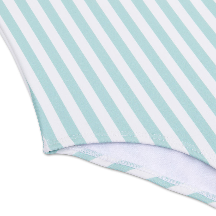 Bañador Niña - Verde/Blanco - Crosslines