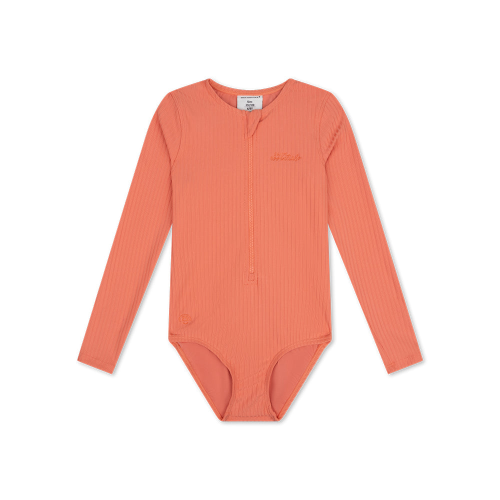 UV Badeanzug Mädchen mit langen Ärmeln - Rosa - Rosa Bay