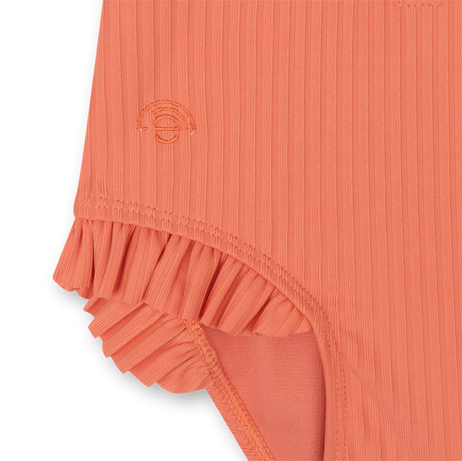 UV Badeanzug Mädchen mit langen Ärmeln - Rosa - Rosa Bay