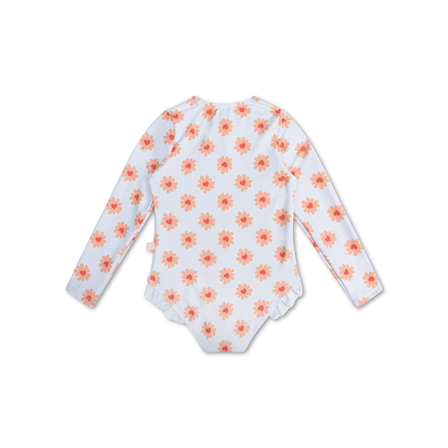 Bañador UV Niñas con Mangas - Multicolor - Floral Love