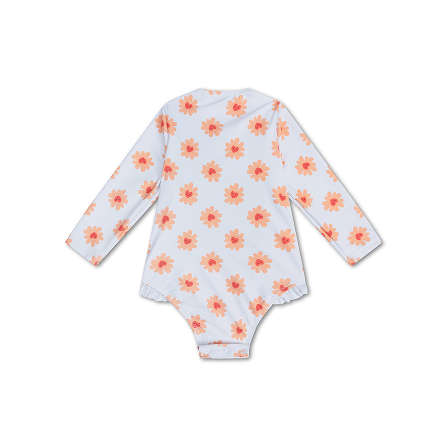 Bañador UV Niñas con Mangas - Multicolor - Floral Love