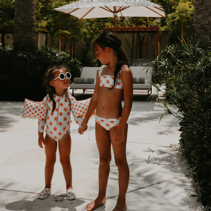 Bañador UV Niñas con Mangas - Multicolor - Floral Love