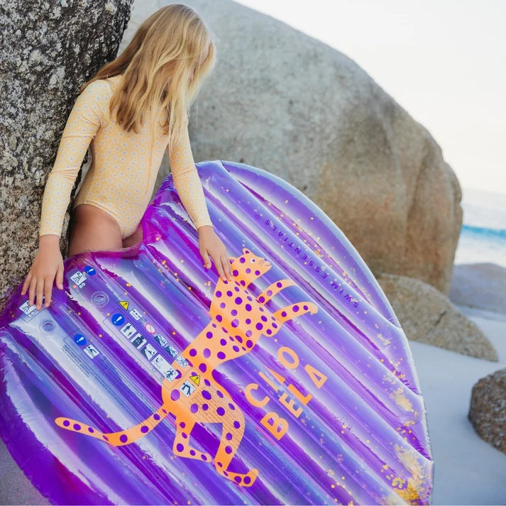 Maillot de bain UV Filles Avec Manches - Jaune - Florish