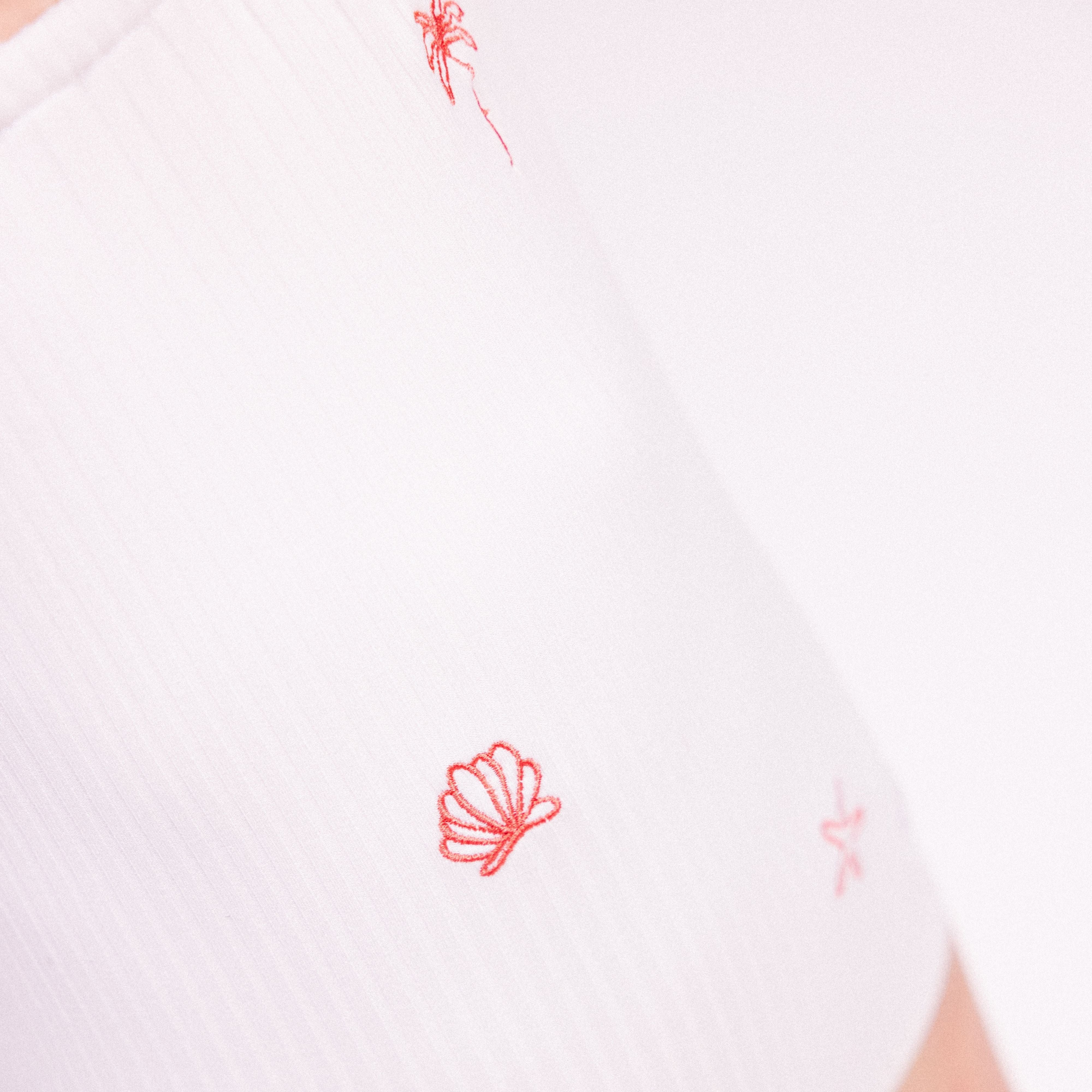 Badeanzug Mädchen - Weiß - Weiße Perle