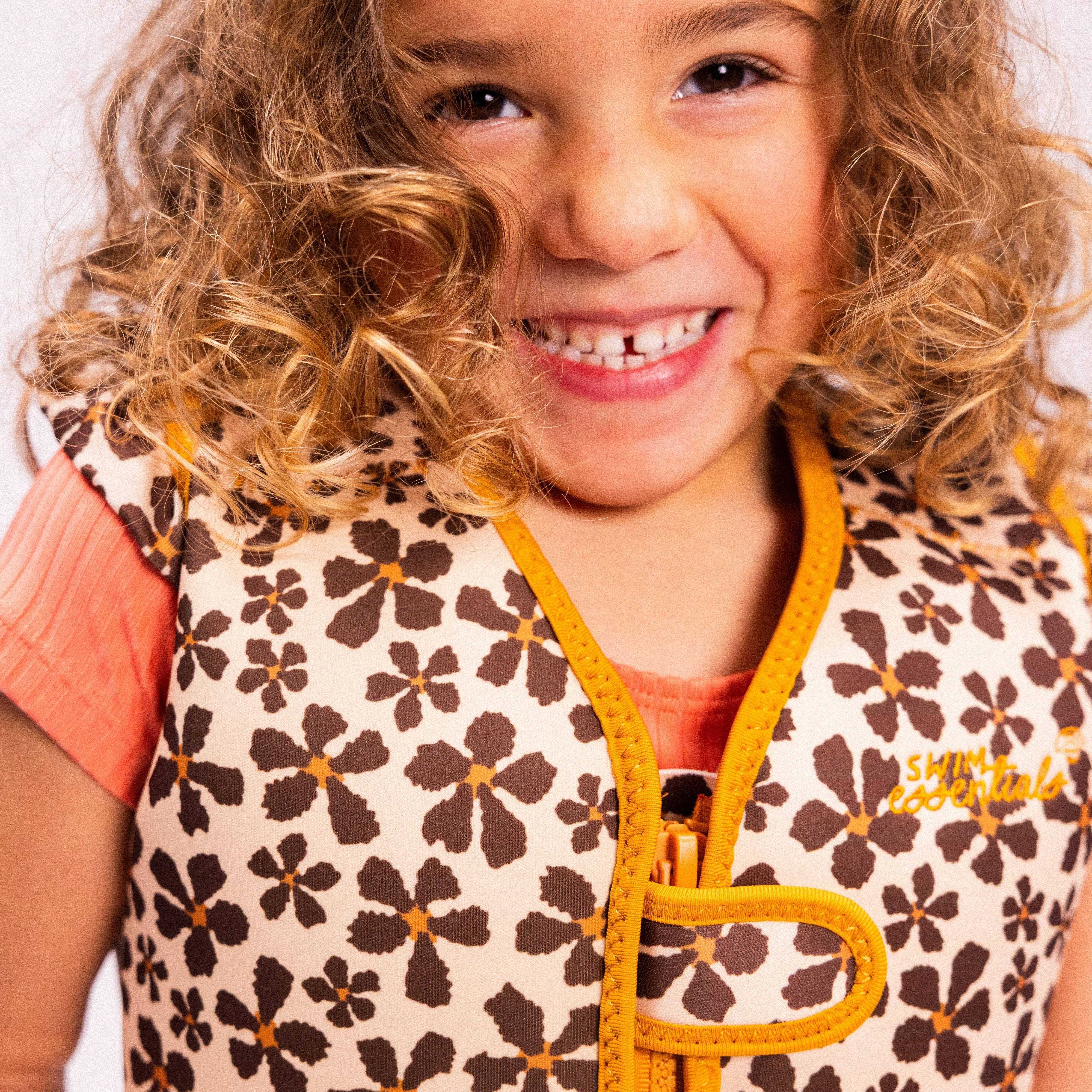 Gilet de bain - Orange - Wild Flower