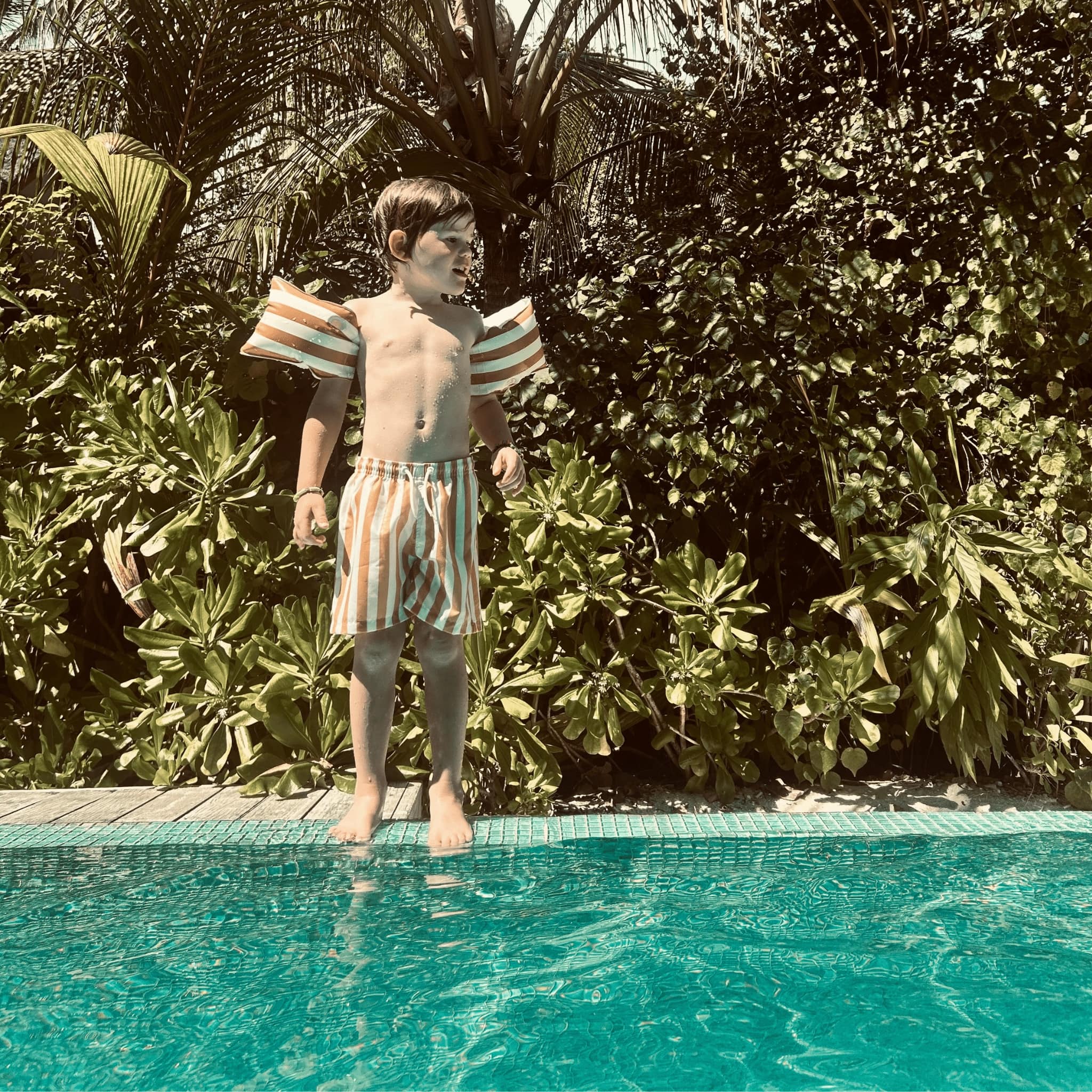 Manguitos Inflables - Marrón/Blanco - Flow