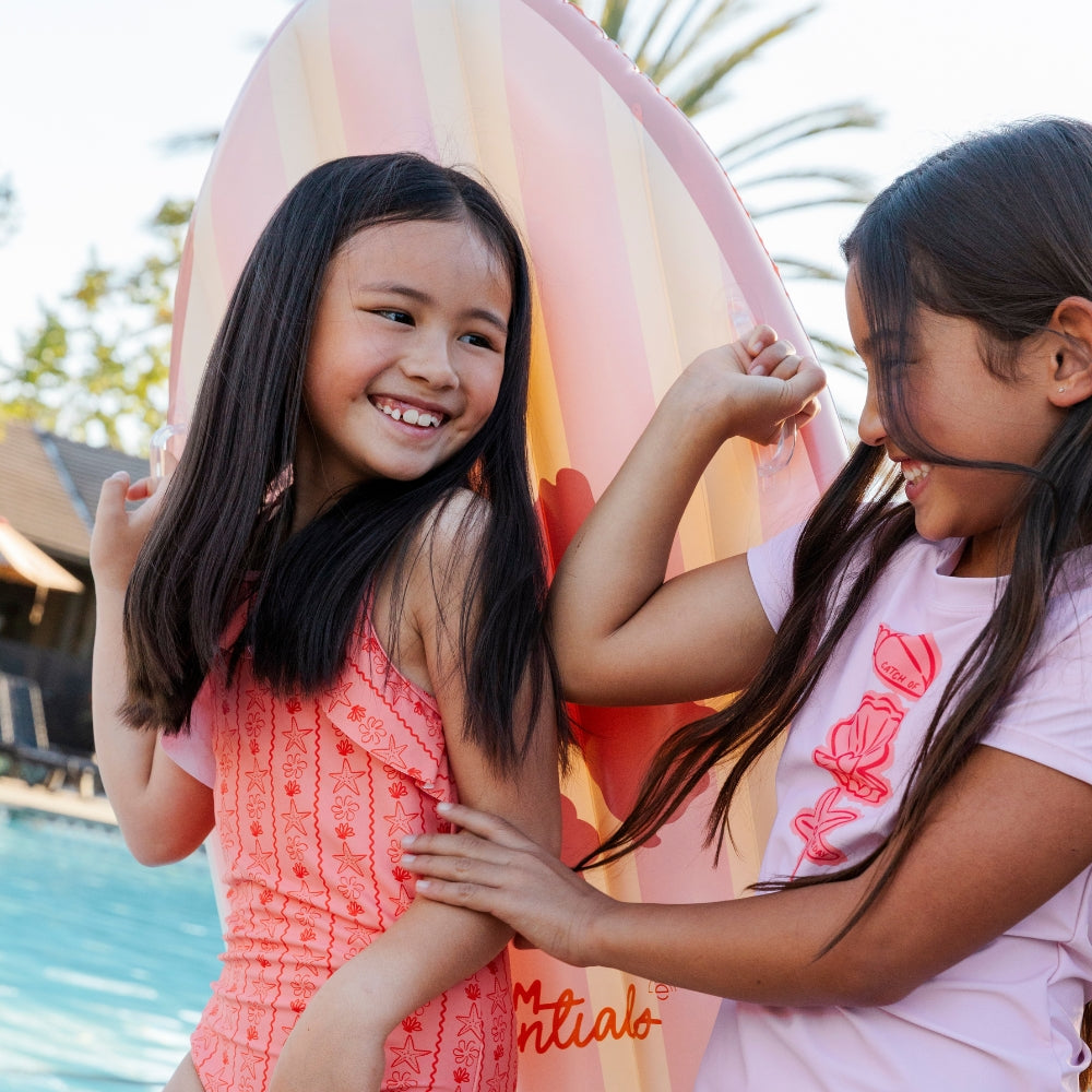 Swimsuit Girls - Pink - Coastal Charm