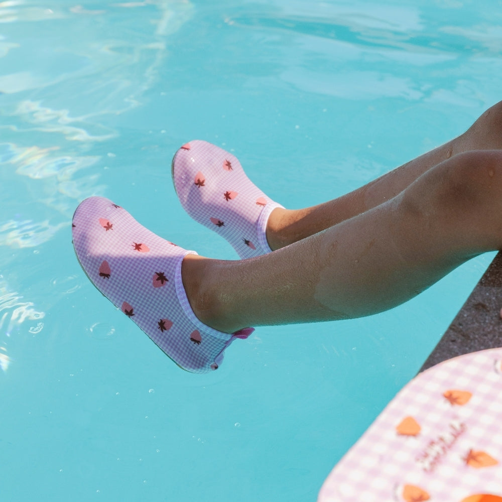 Swim Socks - Pink - Strawberry Fields