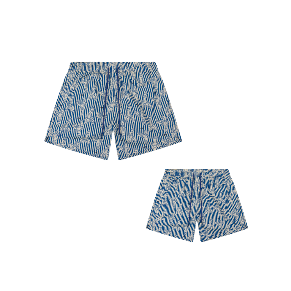 Lot familial de maillots de bain Bleu Crabe de la baie lobster