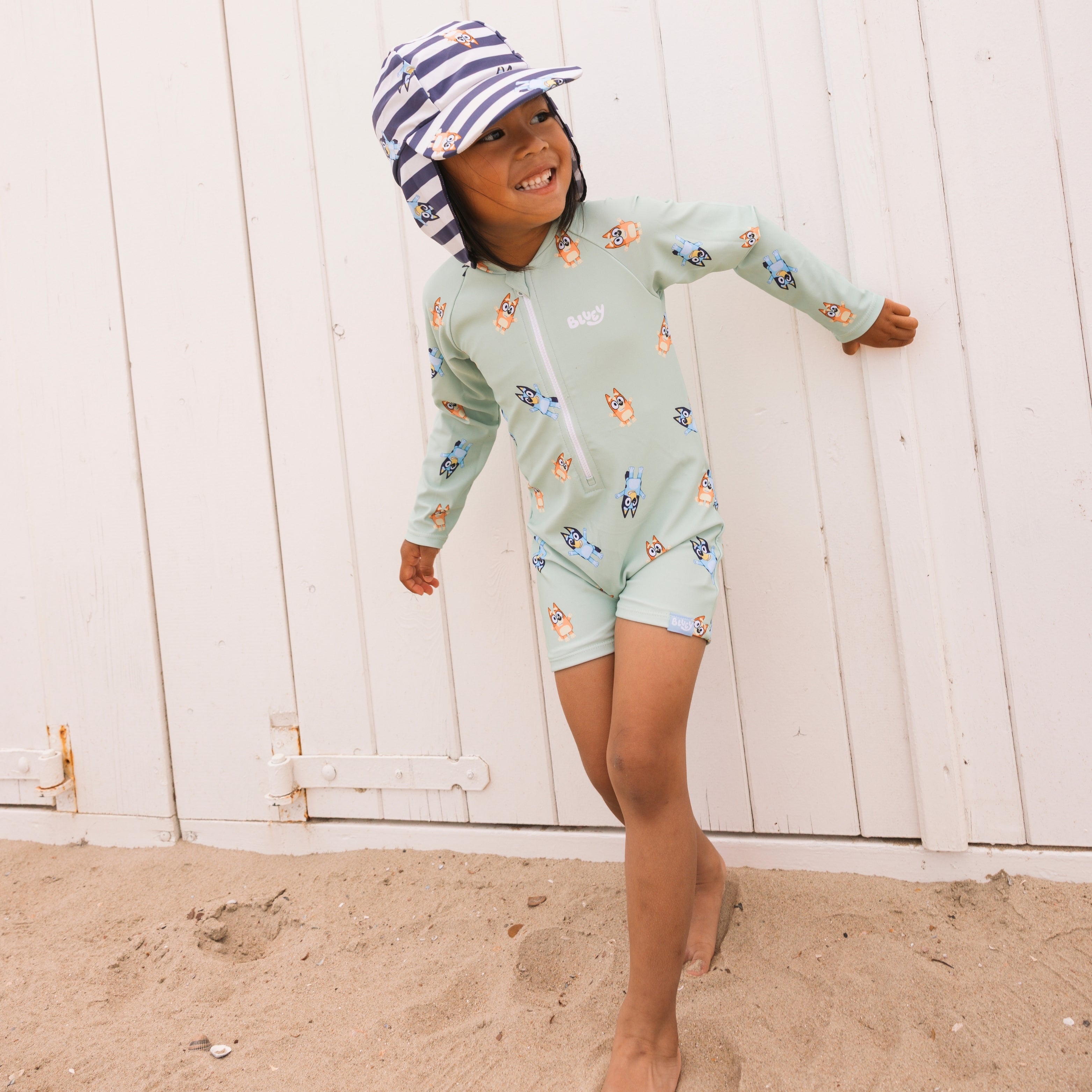 Lot de maillots de bain Orange/Vert Bluey