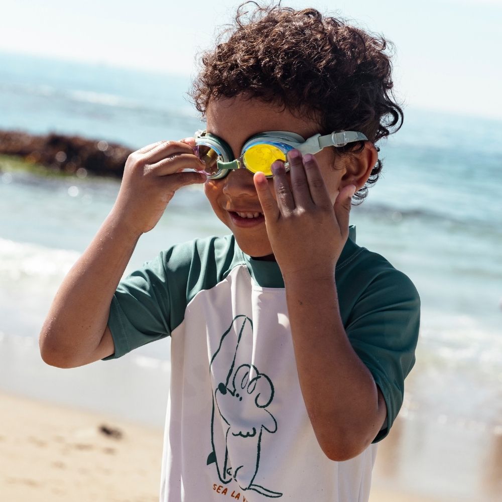 Swimming Goggles - Green - Dog