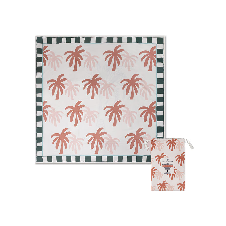 Microfiber Towel - Multicolored - Palm Tree - 180 x 180 cm