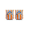 Arm Bands - Orange/Blue - Tropical Shark - 2/6 Years