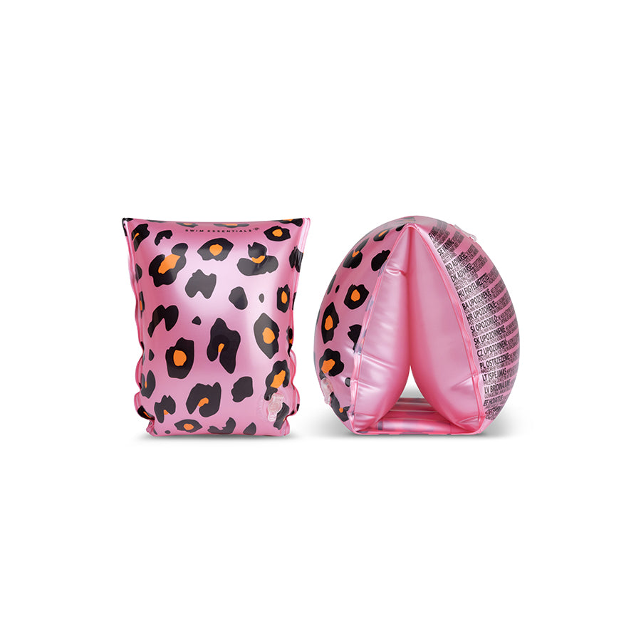 Manguitos Inflables - Rosa/Oro- Safari Chique