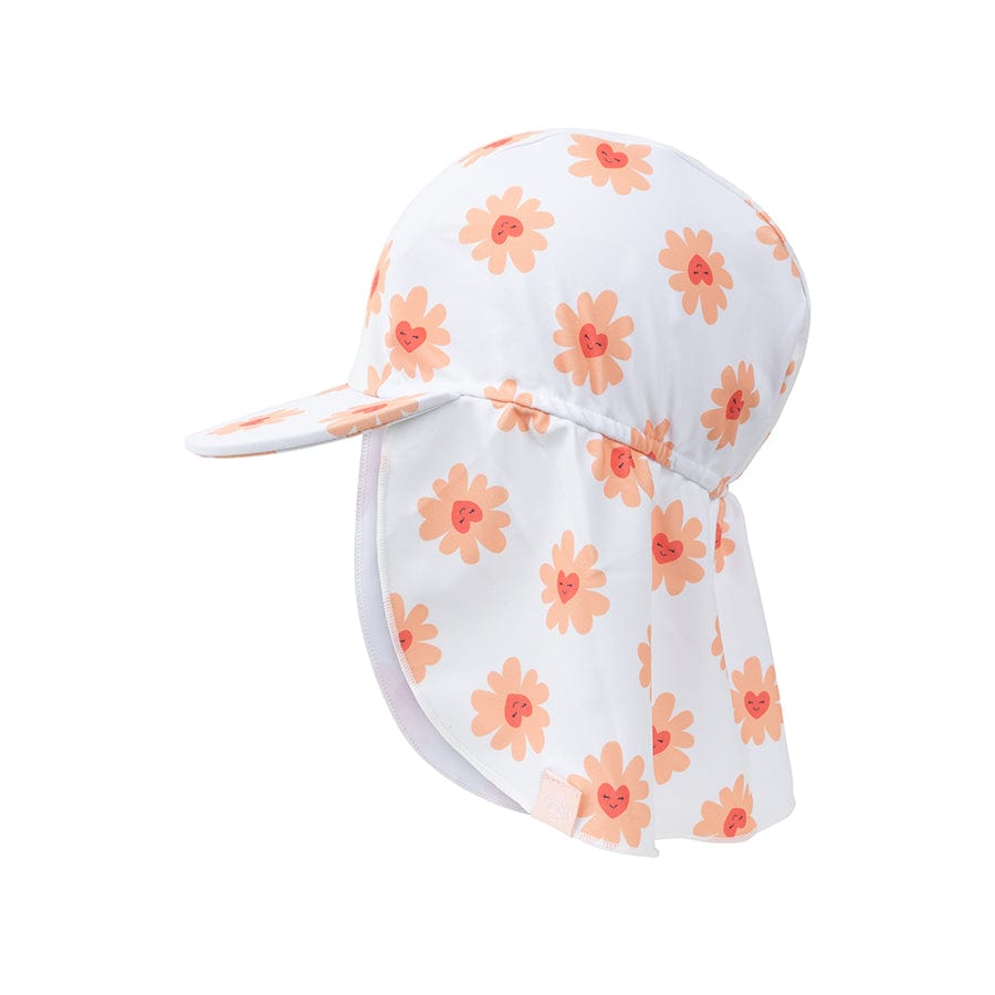 Gorro con protección  UV en cuello - Multicolor - Floral Love