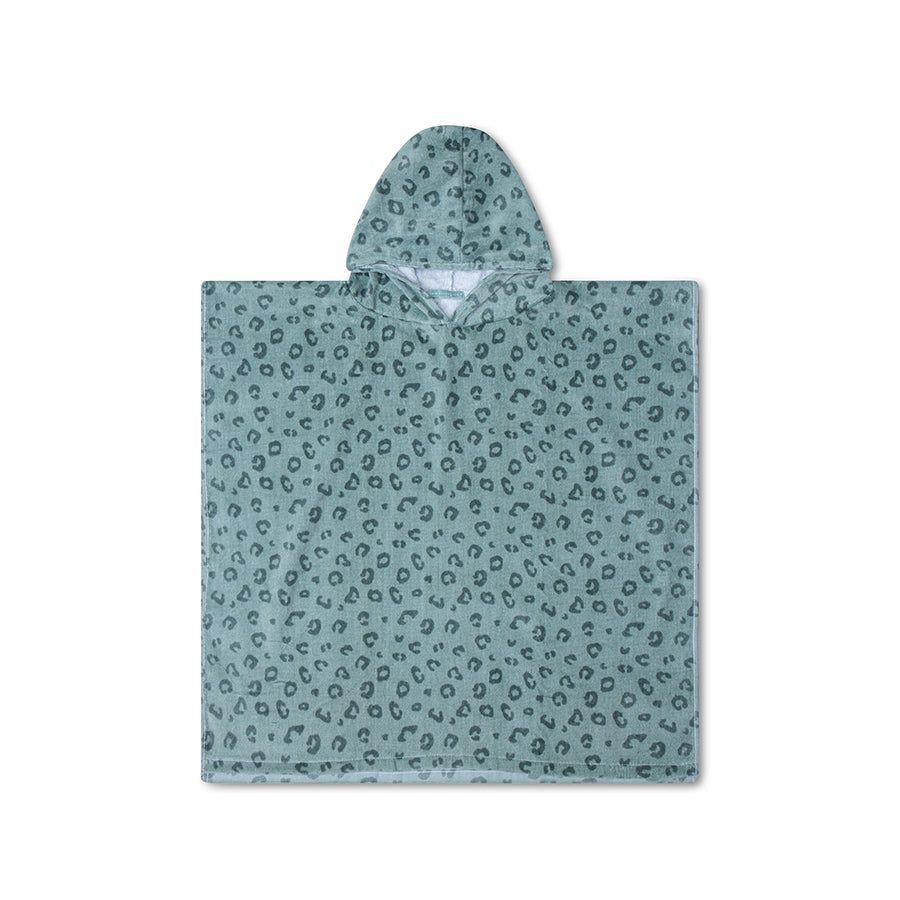 Poncho de playa - Verde - Leopard - 65 x 65 cm