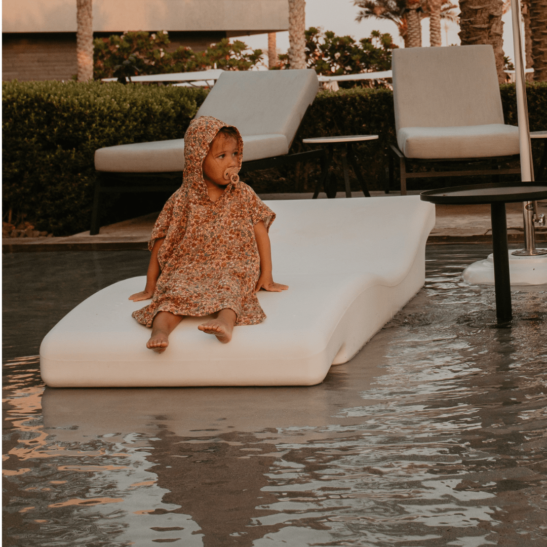 Poncho de playa - Multicolor - Blossom - 50 x 50 cm