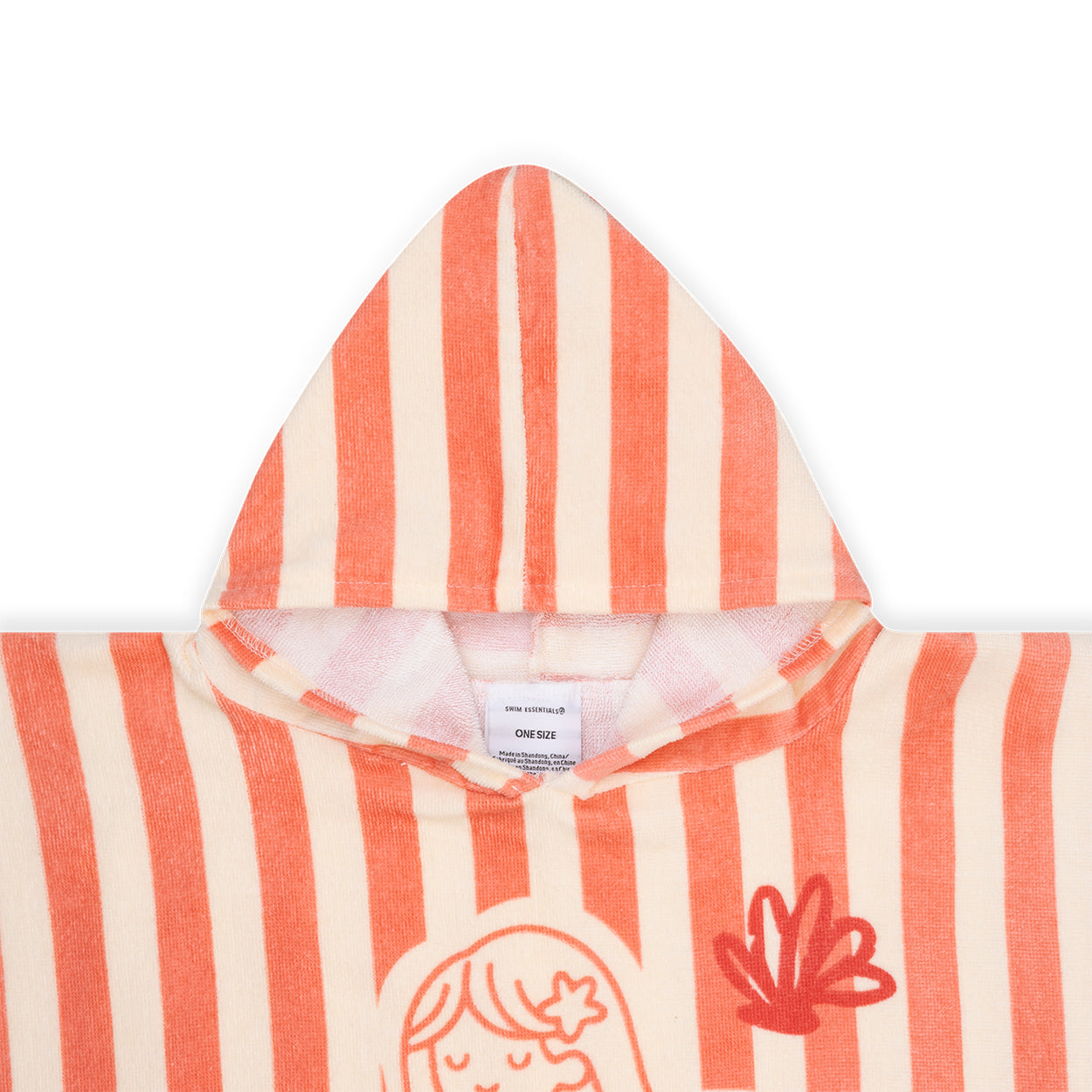 Strandponcho - Rosa - Mermazing - 65 x 65 cm